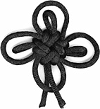4 sided good luck knot with inset ears variant