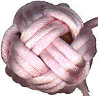 pink globe knot with 18 facets
