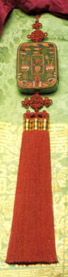 a Korean dress (hanbok) tie pendant, norigae